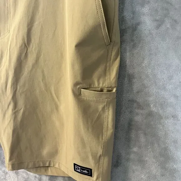 Pelagic Men’s Khaki Fishing Shorts Performance Outdoor Size 38 NEW - Picture 5 of 8